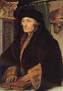 Hans Holbein Rotterdam's Erasmus and the Renaissance portrait Bizhu oil painting artist